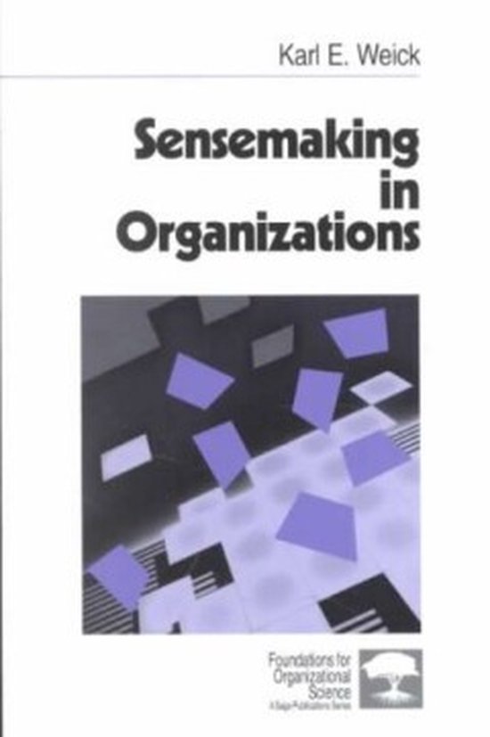 Sensemaking in Organizations - cover