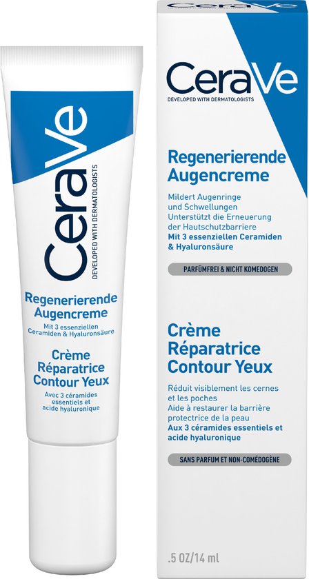 CeraVe - Eye Repair Cream - tegen wallen en donkere kringen - 14ml