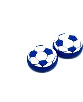 Thumb Grips | Thumb Sticks | Gaming Thumbsticks | Geschikt voor Playstation PS5 PS4 PS3 & Xbox X S One 360 | 1 Set = 2 Thumbgrips | Voetbal | Blauw met Wit