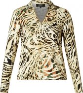 ES&SY Naniek Jersey Shirt - Soft Sand/Multi Colo - maat 36
