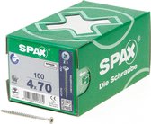 Spax Spaanplaatschroef Verzinkt PK 4.0 x 70 mm - 100 stuks