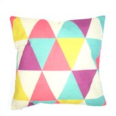 Kussenhoes Nordic | Driehoek | Scandinavisch | Pastel |45 x 45 cm |  Exclusief binnenkussen