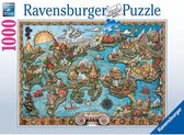 Ravensburger puzzel Geheimzinnig Atlantis - Legpuzzel - 1000 stukjes