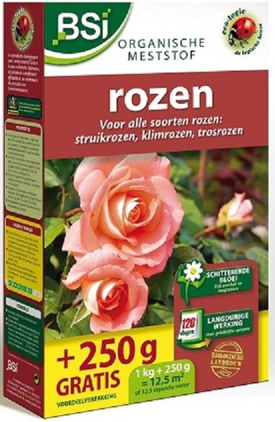 BSI - Rozen Meststof - 1,25 kg voor 12,5 m²