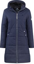 BJØRNSON FIA Winterparka Dames - Winddicht - Waterafstotend - Gewatteerd Gevoerd - Capuchon - Warm - Outdoor Damesjas - Winterjas - Maat 52 - Donkerblauw