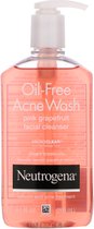 Neutrogena - Oil-Free Acne Wash - Salicylic Acid Acne Treatment - Pink Grapefruit Facial Cleanser  - 269 ml