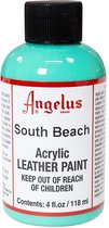 Angelus Leather Acrylic Paint - textielverf voor leren stoffen - acrylbasis - South Beach - 118ml