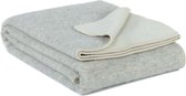 Most - Omkeerbare wollen deken Gray Violet - 140 x 200 cm - grijs-wit