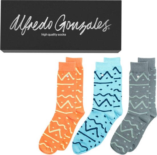 Alfredo Gonzales tribe giftbox 3P sokken multi - 35-37