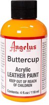 Angelus Leather Acrylic Paint - textielverf voor leren stoffen - acrylbasis - Buttercup - 118ml