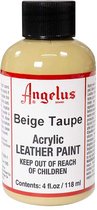 Angelus Leather Acrylic Paint - textielverf voor leren stoffen - acrylbasis - Beige Taupe - 118ml