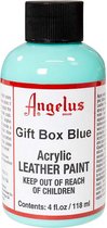 Angelus Leather Acrylic Paint - peinture textile pour tissus en cuir - base acrylique - Gift Box Blue - 118ml