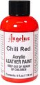 Angelus Leather Acrylic Paint - textielverf voor leren stoffen - acrylbasis - Chili Red - 118ml