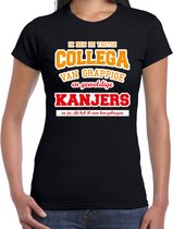 Ik ben de trotse collega cadeau t-shirt - zwart voor dames - verjaardag / bedankt shirt 2XL