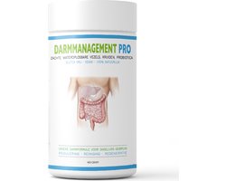 Darmmanagement PRO - Pre en Pro biotica voor het darmstelsel. Merkbare effecten: Meer volumineuze ontlasting, makkelijker ontlasten, sneller ontlasten, slechts 1 vel toiletpapier nodig, voor een Gezonde Spijsvertering en Optimale Darmflora!