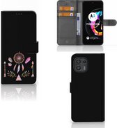 Smartphone Hoesje Motorola Edge 20 Lite Book Style Case Boho Dreamcatcher