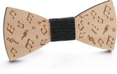 DWIH - houten Vlinderdas - Strik van hout - Music - Donker blauw