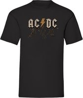 T-Shirt nude ACDC - Black (XL)