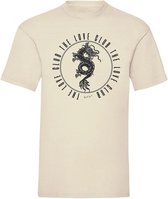 T-shirt Grey Dragon - Off white (L)