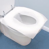 To Go WC-Brildoekjes - Toiletseat Cover - Wit - Papier - 20 Stuks - Toiletbril doekjes - Reizen - Vakantie