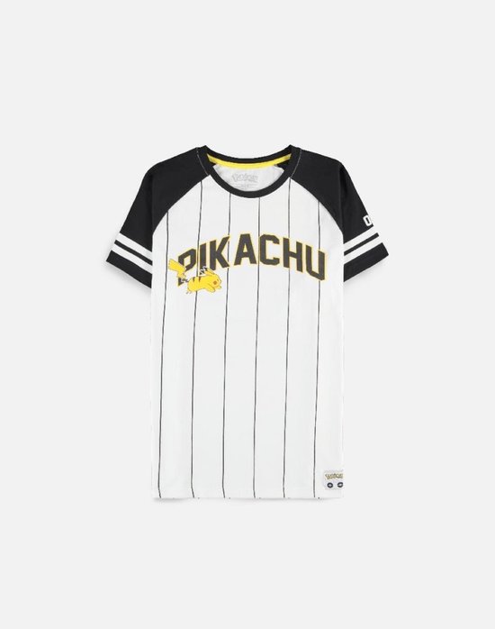 Pokemon: Running Pika Baseball T-Shirt Taille L