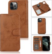 Bookcase Apple iPhone 13 Pro | Hoogwaardig Pu Leren Telefoonhoesje | Lederen Wallet Case | Bruin