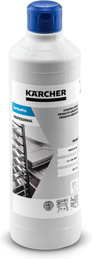 Kärcher SurfacePro schuurmiddel Inoxal 0,5 liter - 3.334-040.0 - RVS reiniger - RVS Schoonmaken