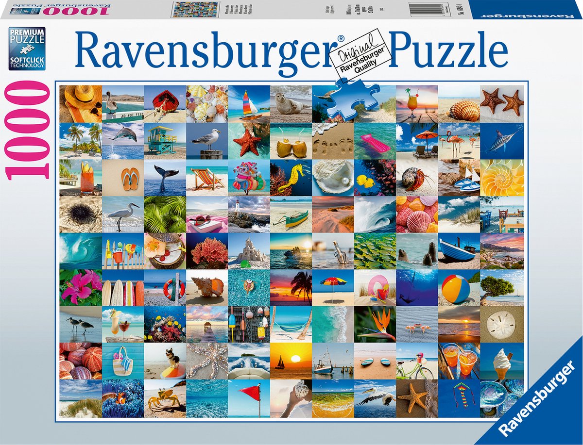 Ravensburger puzzel 99 Momenten aan Zee - Legpuzzel - 1000 stukjes