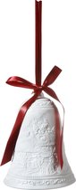 Goebel® - Fitz and Floyd | Kersthanger "Bell Santa met slee" | Porselein, 13cm