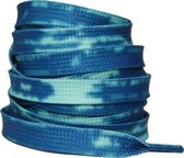 Dentelle Imprimé Tie Dye 8mm Blauw 120cm