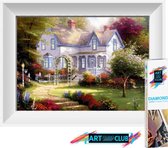 Artstudioclub™  Diamond painting volwassenen 40*30cm  landhuis