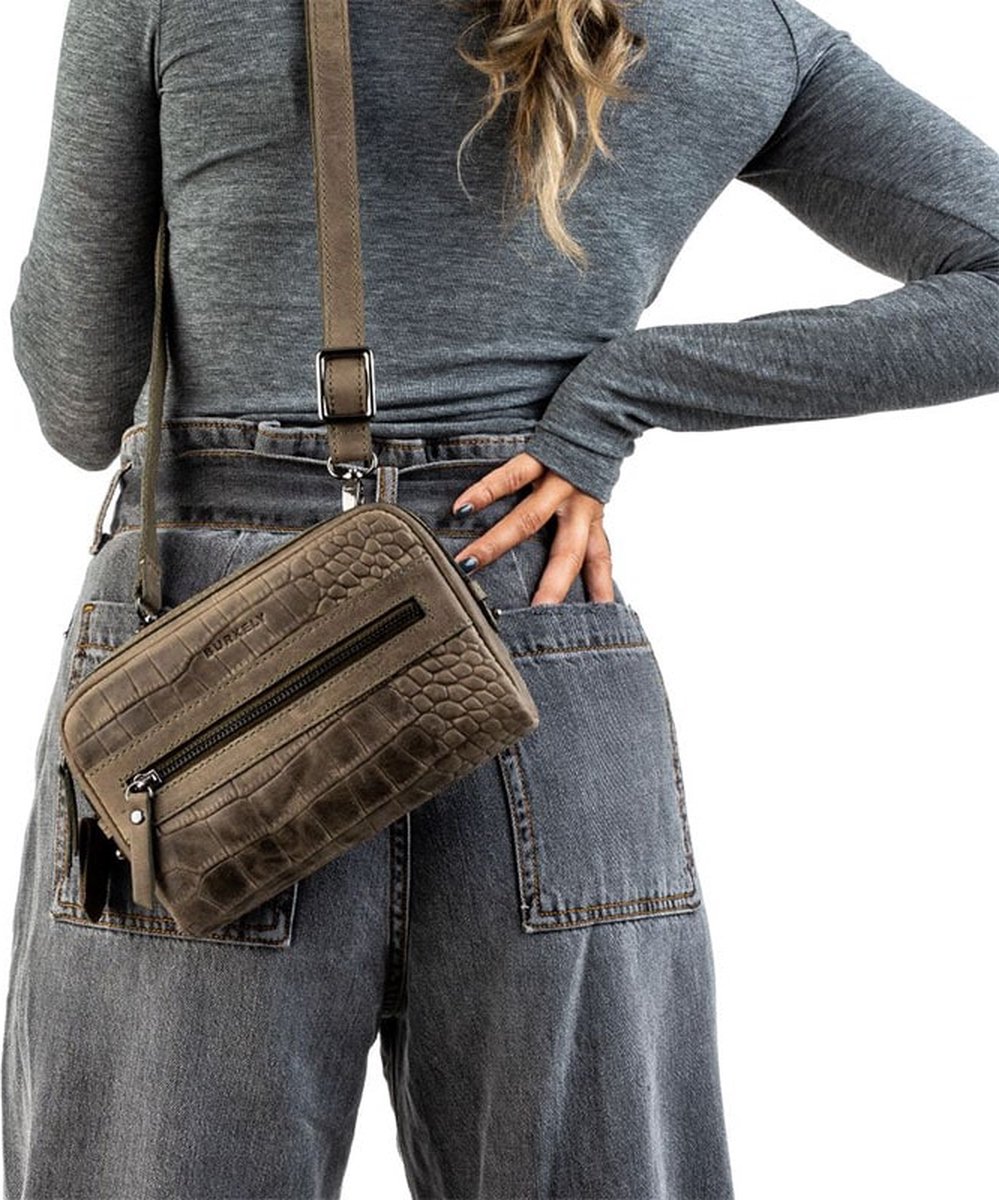 burkely croco cody work bolsa