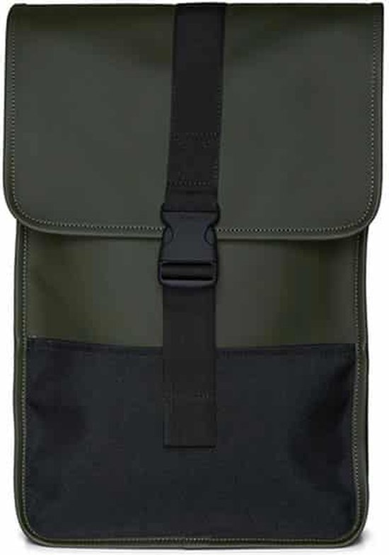 Rains Buckle Backpack Mini Green Unisex One Size