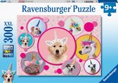 Ravensburger puzzel Schattige Eenhoorn Honden - Legpuzzel - 300XXL stukjes