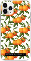 Coque iPhone 11 Pro Max FOONCASE Coque souple TPU - Coque arrière Mandarin - Botanic Manderin