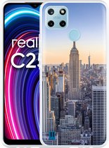 Realme C25Y Hoesje Skyline NY - Designed by Cazy
