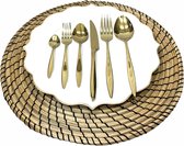 Bestekset Safir Gold 18/10 - 36-delig