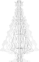 PP Decorations-Kerstboom-Decoratief-Plexiglas-Acrylaat-transparant-met-70-kerstbal-gaten-120cm hoog