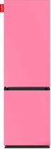COOLER LARGECOMBI-FBUB Combi Bottom Frigo, E, 198+66l, Bubblegum Pink Satin Front