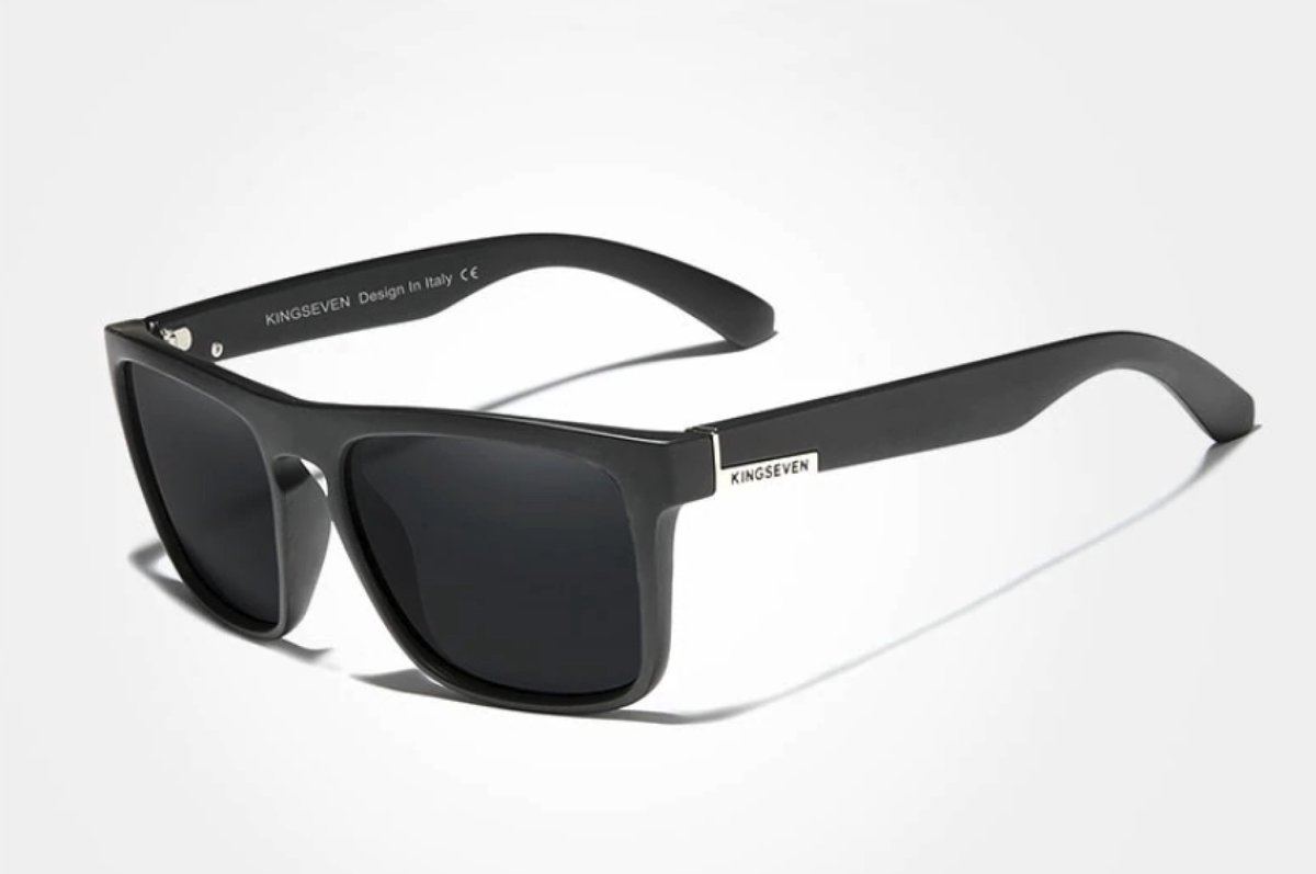 Kingseven zonnebril Heren - UV400 - Gepolariseerd - Zwart - Blackstar - Z751