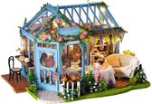 CUTE ROOM – DIY Miniatuur Houten Poppenhuis Villa Bouwpakket – A-068 Rose Garden Tea House