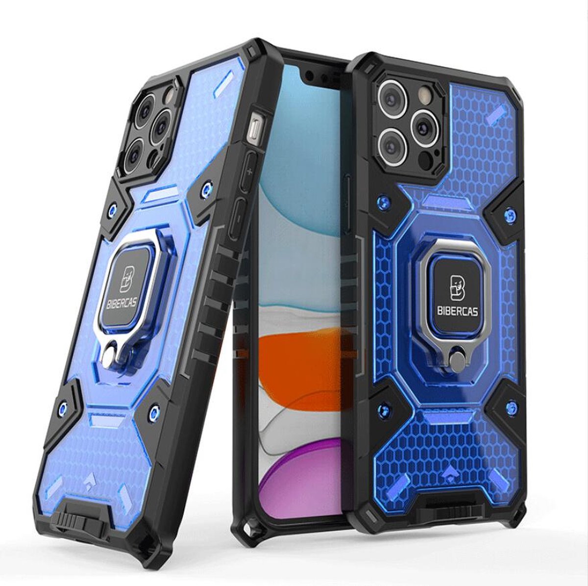 Melili telefoon hoesje iphone 13 pro- Nieuw Ademend telefoonhoesje-met screenprotector- Telefoonhoesjes met koord -Telefoonhoesjes iphone 13pro -Telefoonhoesje blauw- iphone 13pro telefoonhoesje - telefoonhoesje iphone 13 pro