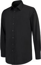 Tricorp 705006 Overhemd Stretch - Zwart (Mouwlengte 7) - 47
