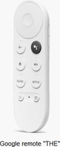 Google TV losse afstandsbediening sneeuwwit (THE) Programmeerbaar