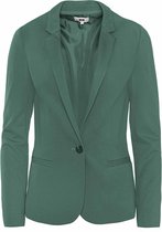 WE Fashion Dames tricot getailleerde stretch blazer