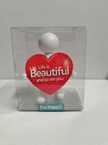 Geschenkpopje - Life is Beautiful and so are you - cadeau - 3505