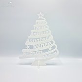 [Nice Little Things ] - Arbre de Noël familial - Plastique - Wit