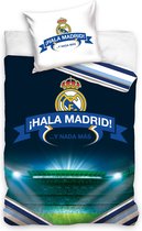 Real Madrid - Dekbedovertrek - Eenpersoons - 140x200 cm + 1 kussensloop 70x80 cm - Multi