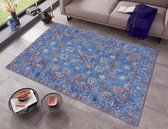 Oosters tapijt Nain Madina - blauw/meerkleurig 120x160 cm