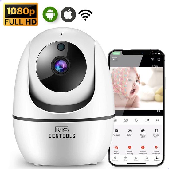 Babyphone Heimvision Avec Camera Moniteur Pour Bebe 5 Pouces 7p Hd Vision Bol Com